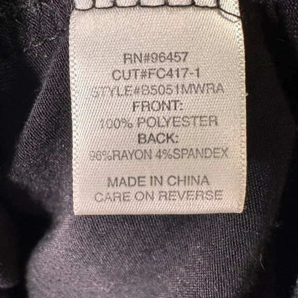 Love On A Hanger Pleated Black & White Aztec Print Sleeveless Blouse - 1X - Picture 7 of 7